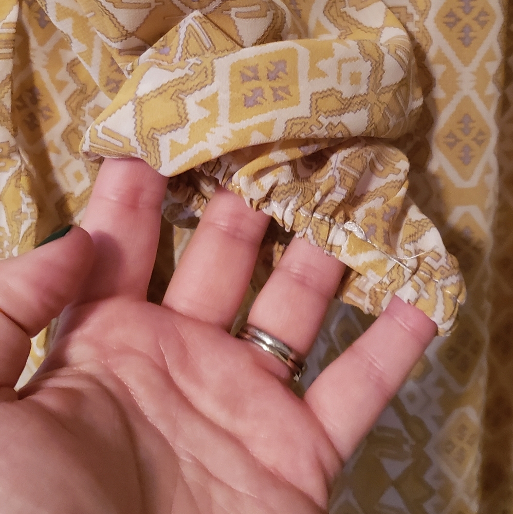 Mixed Pattern Blouse - image 5